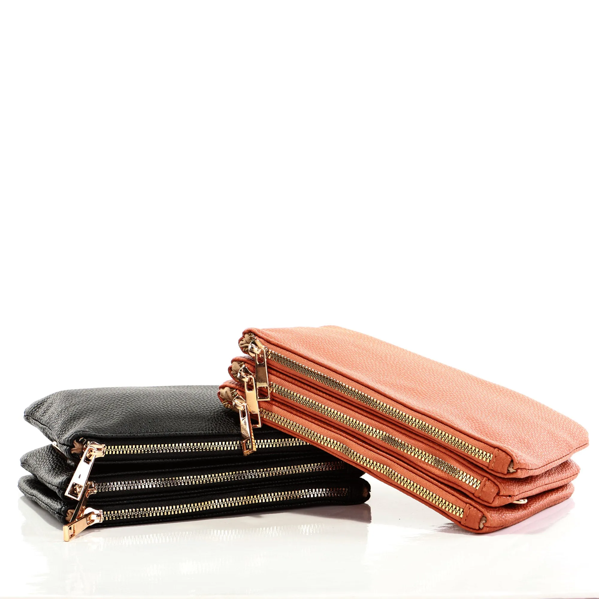Alina's Triple Zip RFID Crossbody/Wristlet - ONLINE ONLY