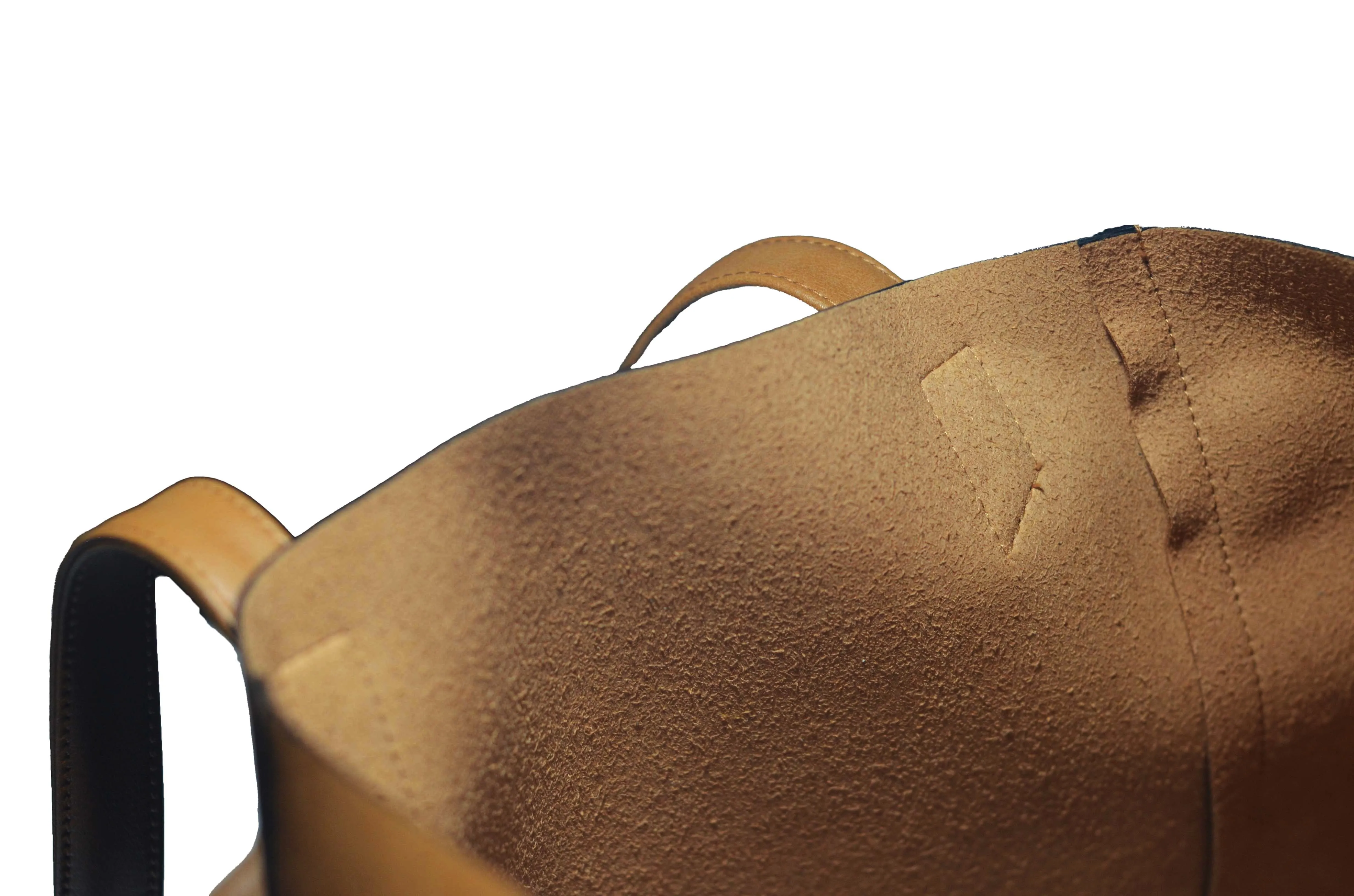 Basic Vegan Leather Everyday Tote Bag | Camel