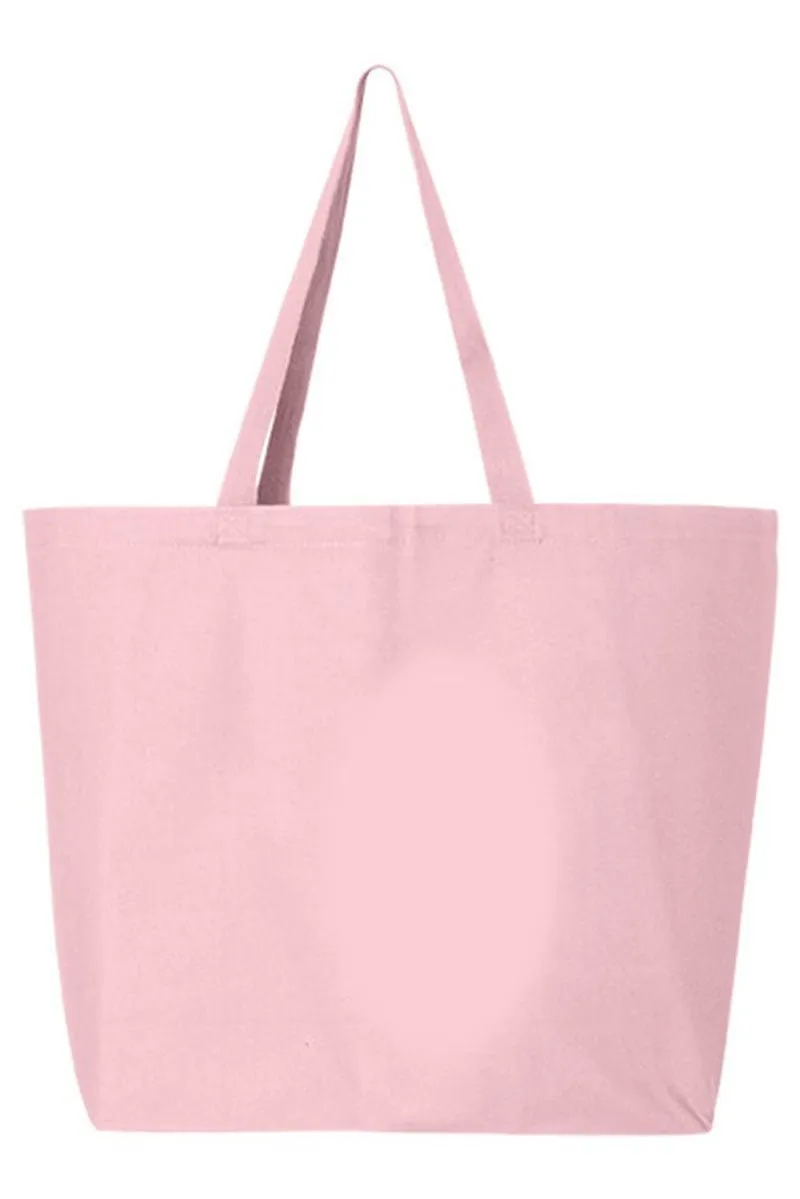 Colorblock Love Like Jesus Canvas Jumbo Tote