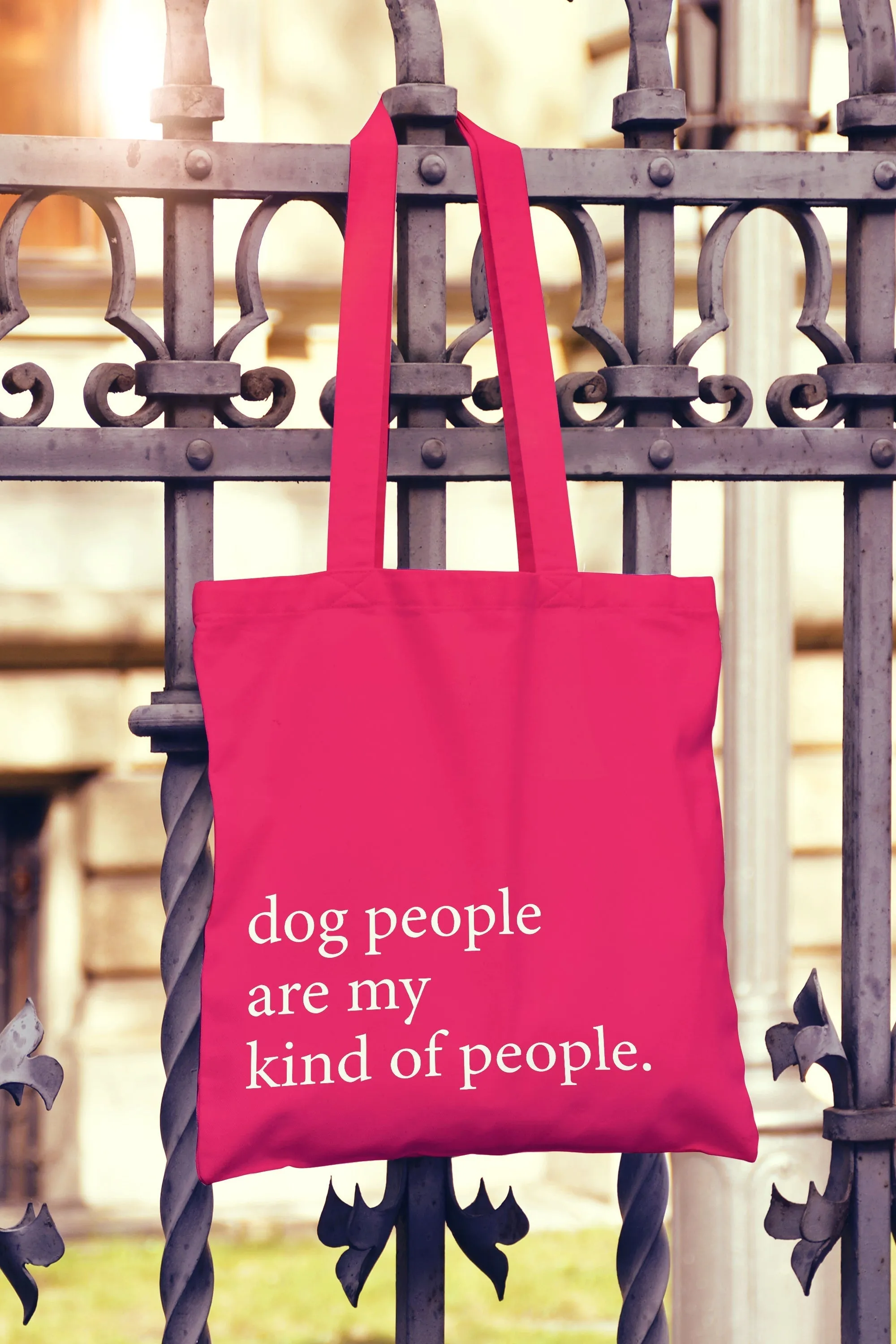Dog People Are My Kind Of People Tote Bag