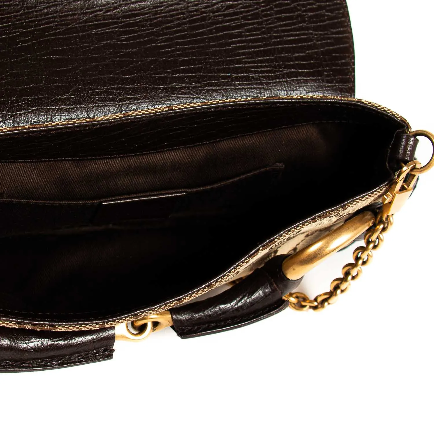 Gucci GG Canvas Horsebit Clutch