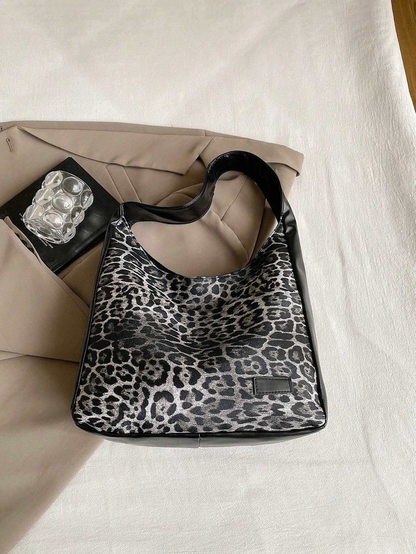 Leopard Print Large Capacity Shoulder Bag