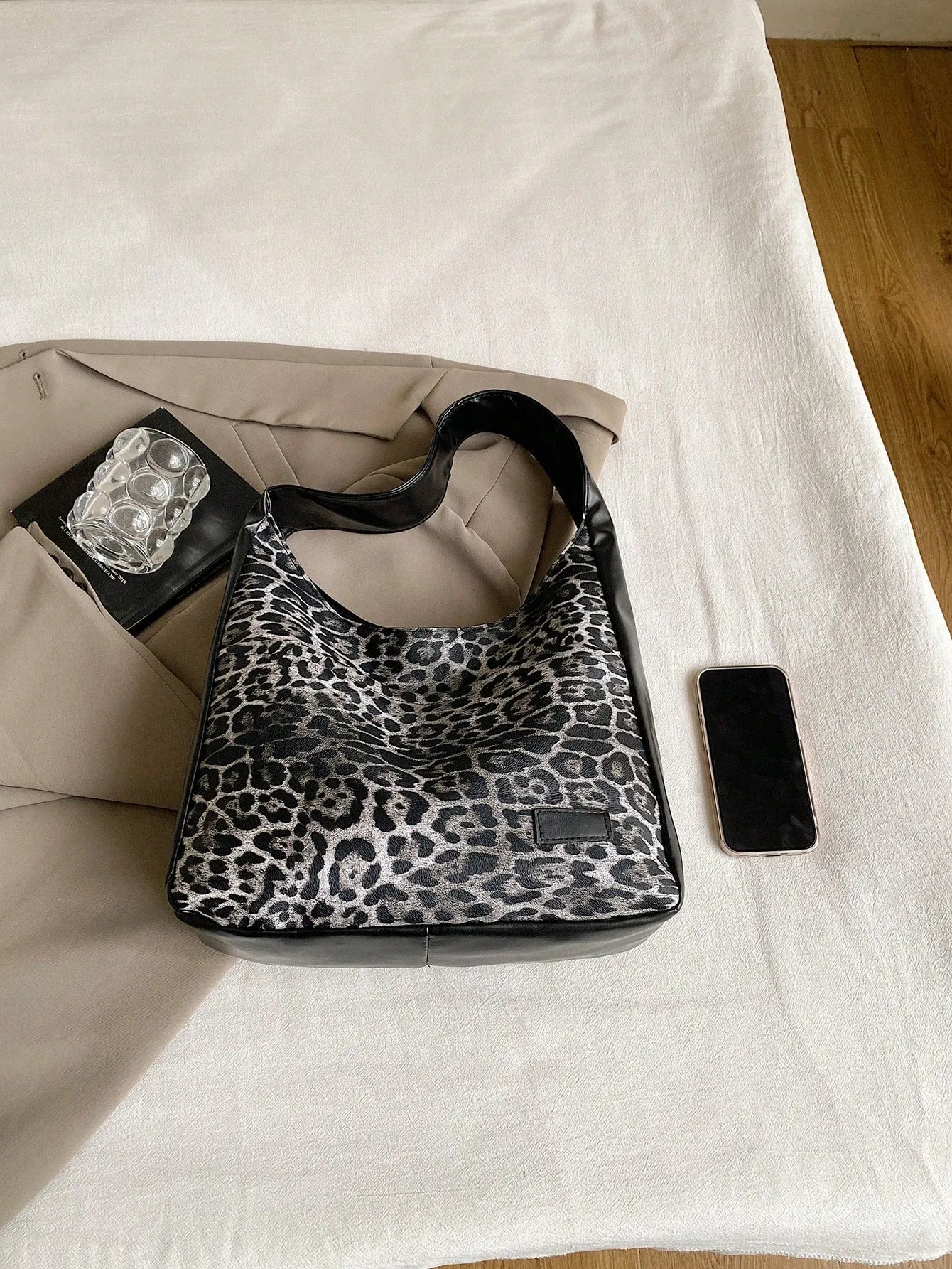 Leopard Print Large Capacity Shoulder Bag