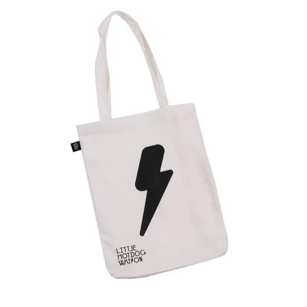 LHW White Tote Bag