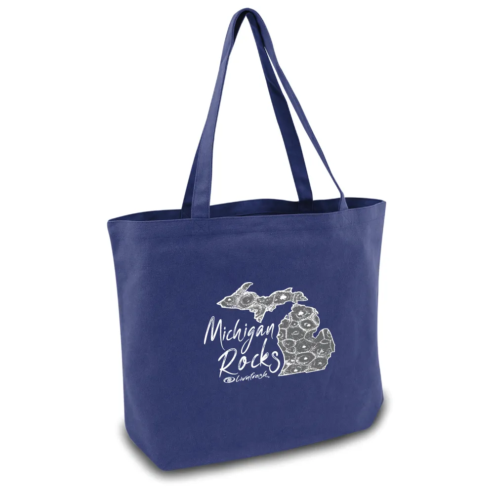 "Michigan Rocks Petoskey Stone" Everyday Bag