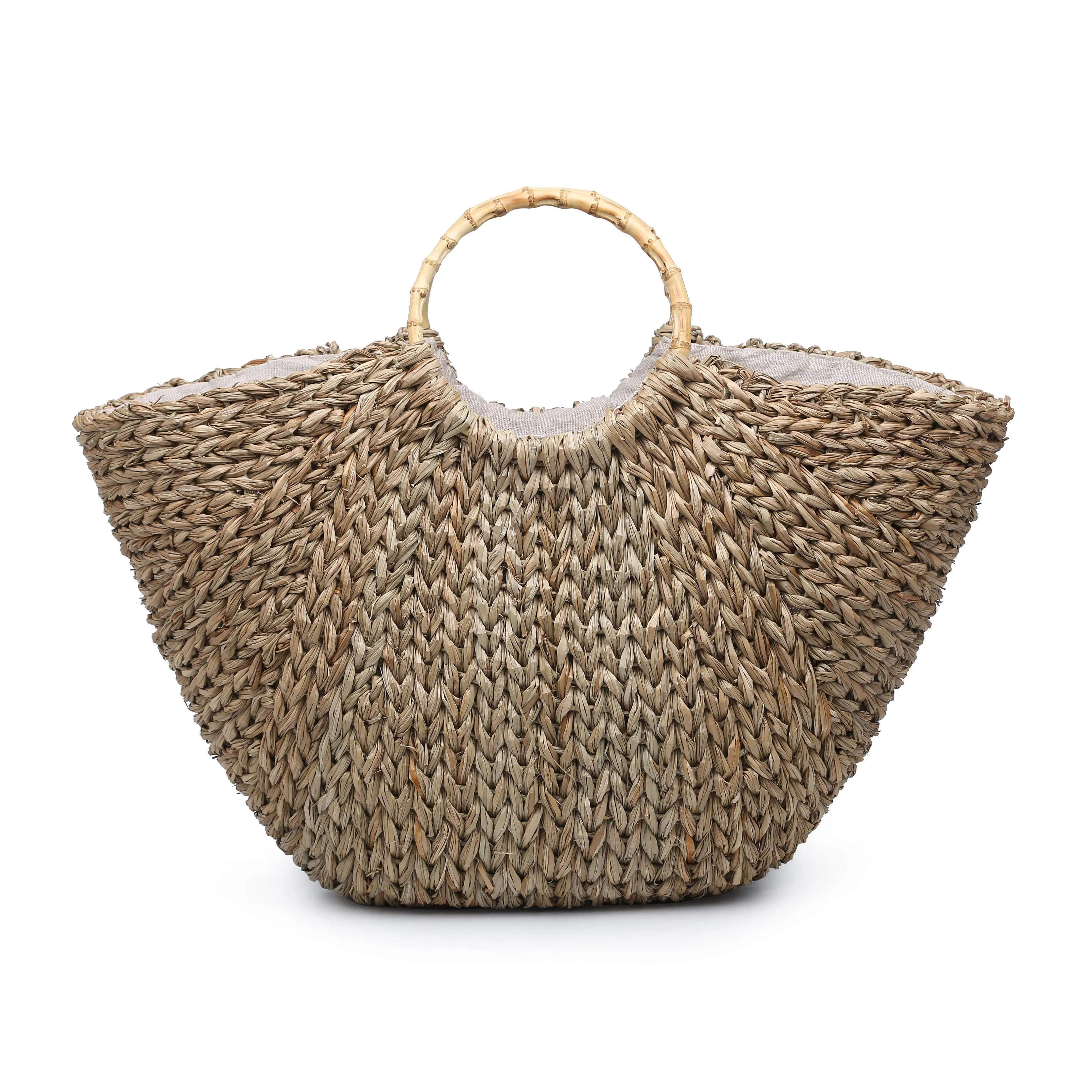 R1928 Natural Seagrass Satchel