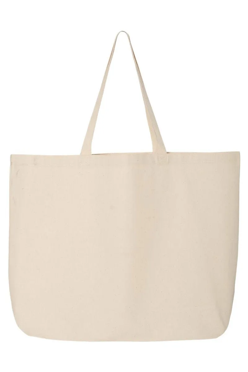 Stitches Baseball Coquette Canvas Jumbo Tote