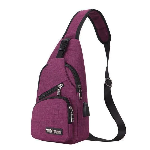 USB Charging Crossbody Bags