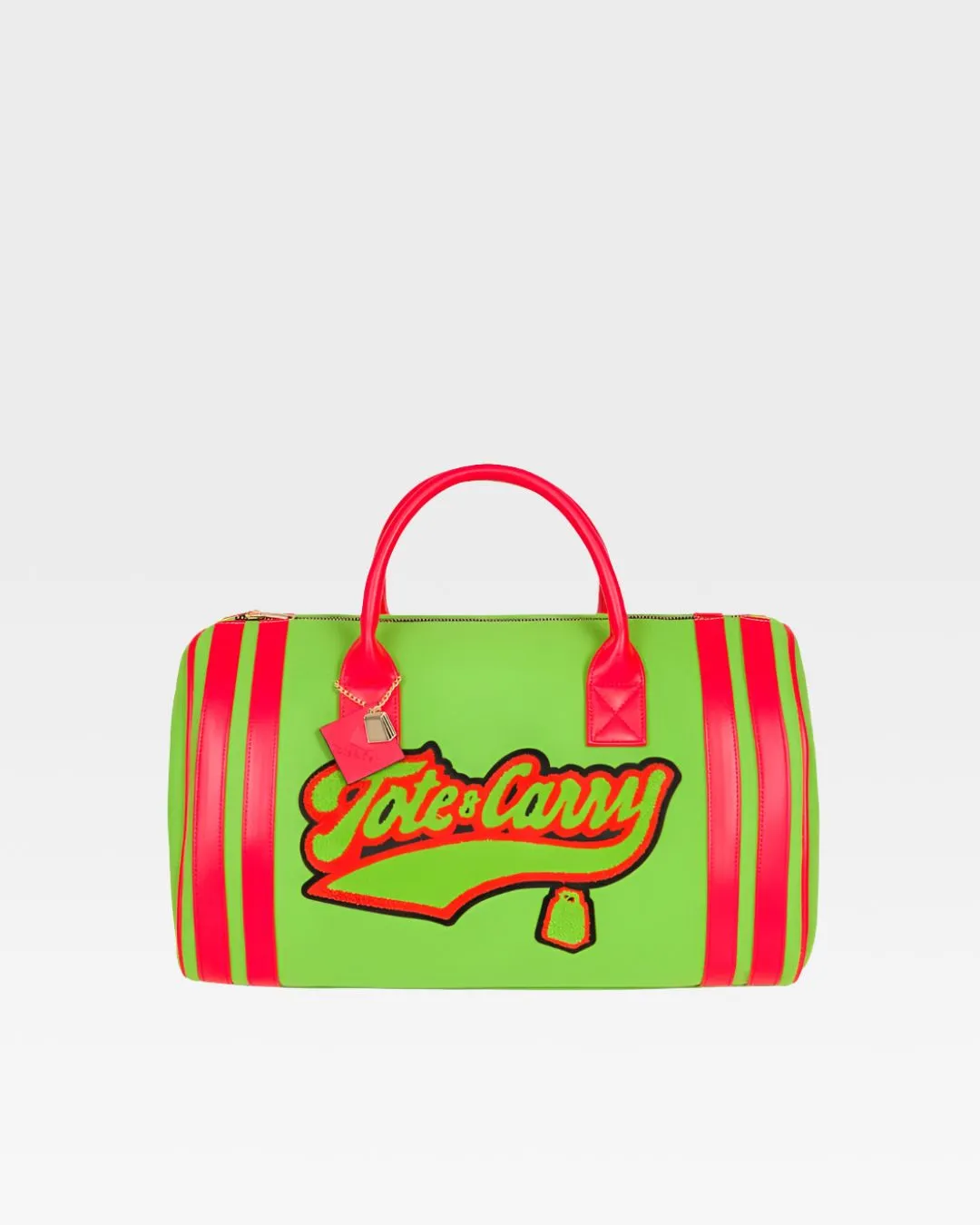Varsity Duffle Bag in Green