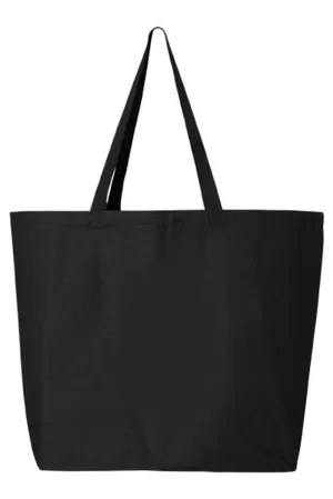 Wavy Checkered Wifey Canvas Jumbo Tote